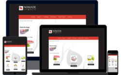 Site e-commerce Nomade Spa & Beauté à Brest