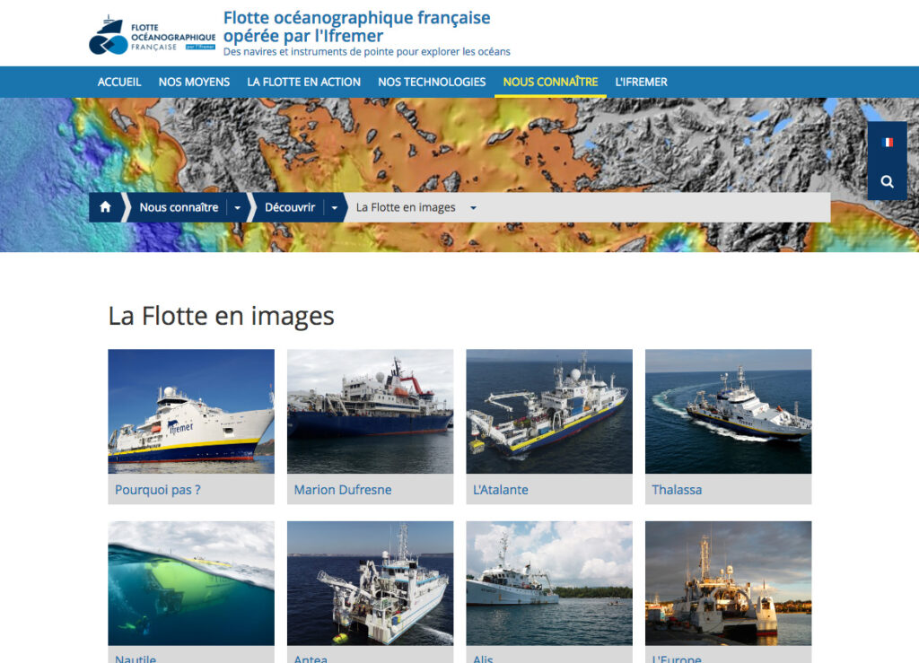 Site web de la FOF Images des navires